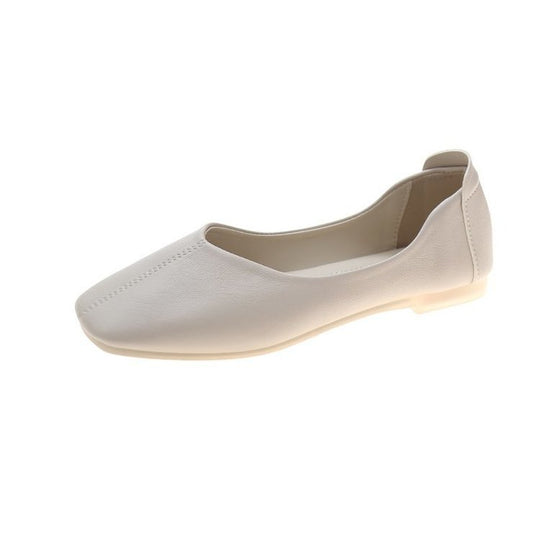 Damen elegante Ballerinas mit geschwungenem Schnitt und flexiblem Fußbett R&B
