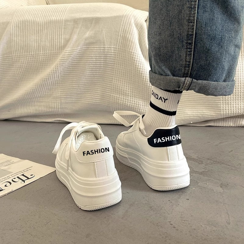 Damen Modische Plateau Sneakers mit komfortablem Rückenschutz
