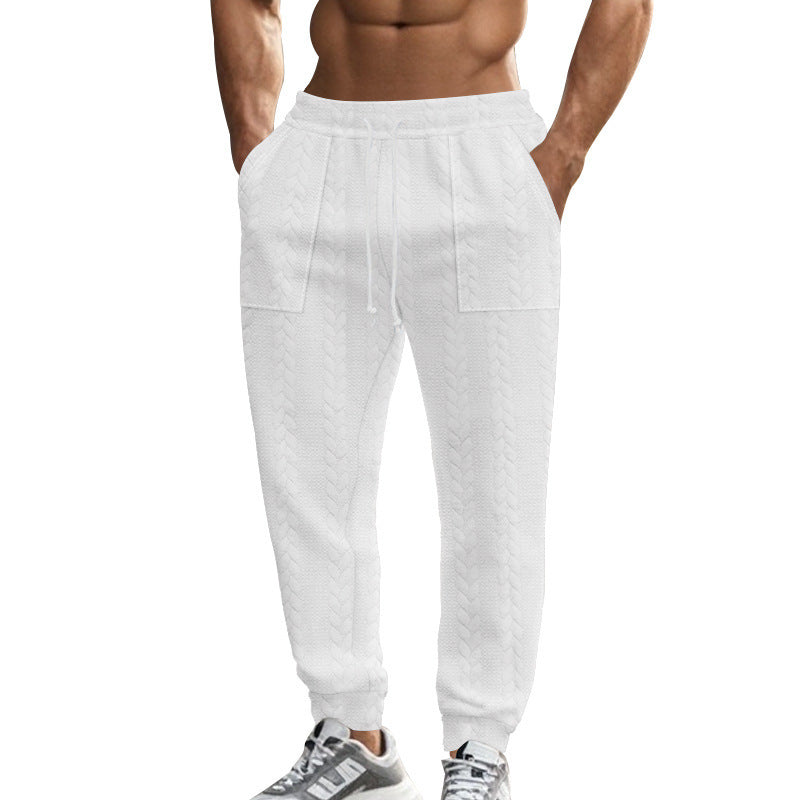 Herren bequeme Freizeithose mit innovativem Kordelzug und zwei praktischen Taschen R&B