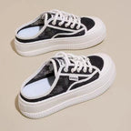 Damen Sneakers mit trendigem Schnitt und modischer Netzoberfläche