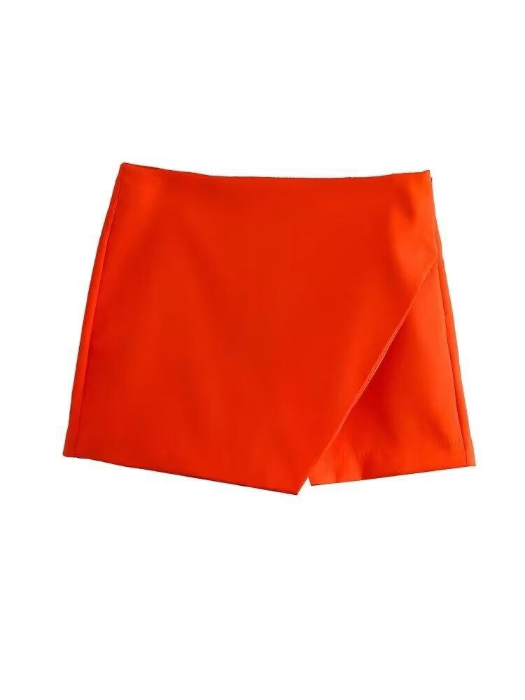 Damen modische Wickel-Shorts aus hochwertigem, elastischem Material R&B