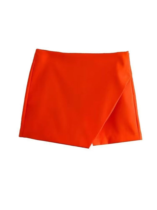 Damen modische Wickel-Shorts aus hochwertigem, elastischem Material R&B
