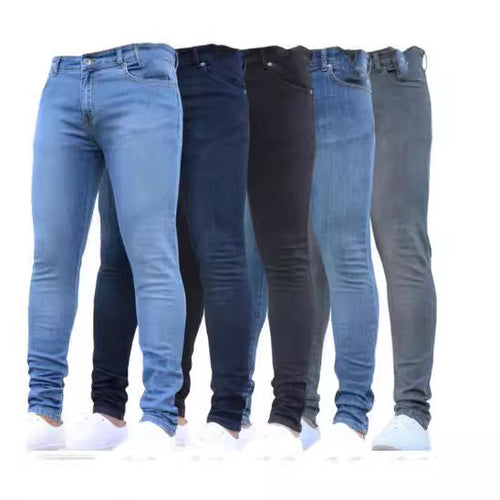 Herren Slim Fit Jeans mit stylischen Nahtdetails R&B
