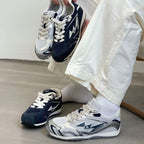 Damen Sportschuhe mit atmungsaktivem Mesh-Obermaterial und dämpfender Sohle R&B