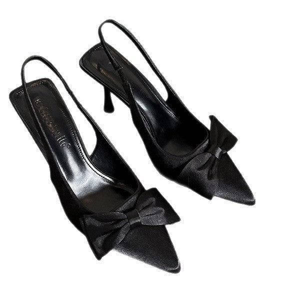 Damen Slingback-Pumps mit stilvollem Schleifendetail und femininem Absatz R&B