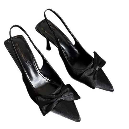 Damen Slingback-Pumps mit stilvollem Schleifendetail und femininem Absatz R&B