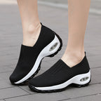 Damen Komfortable Slip-On Sportschuhe mit atmungsaktivem Obermaterial