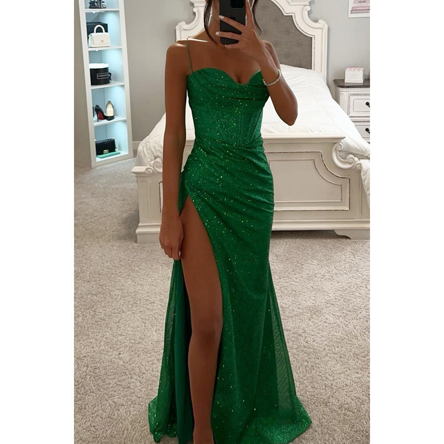 R&B | Party Selbstständiges Kleid Locker Lässig Schlitz Damen Bekleidung Kleid