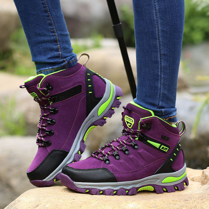 Damen Hochwertige Wanderschuhe mit wasserdichtem Obermaterial und rutschfester Sohle R&B