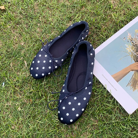 Damen Ballerinas mit femininem Schleifenakzent und weicher Innensohle R&B