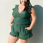 Damen Freizeit Overall mit floralem Design R&B