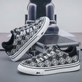 Damen Modische Sneaker mit geometrischem Muster R&B
