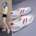 Damen Freizeitsneaker mit luftdurchlässigem Obermaterial und rutschfester Sohle R&B