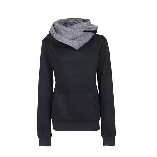 Damen Kapuzenpullover mit asymmetrischem Schnitt R&B