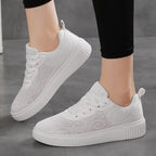 Damen Atmungsaktive und komfortable Sneakers mit rutschfester Sohle