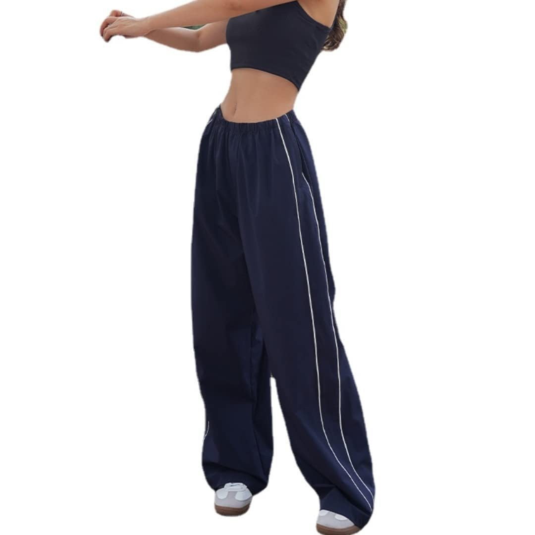 Damen Sportliche High-Waist Freizehhosen R&B