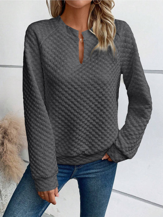 Damen Quilted Pullover R&B