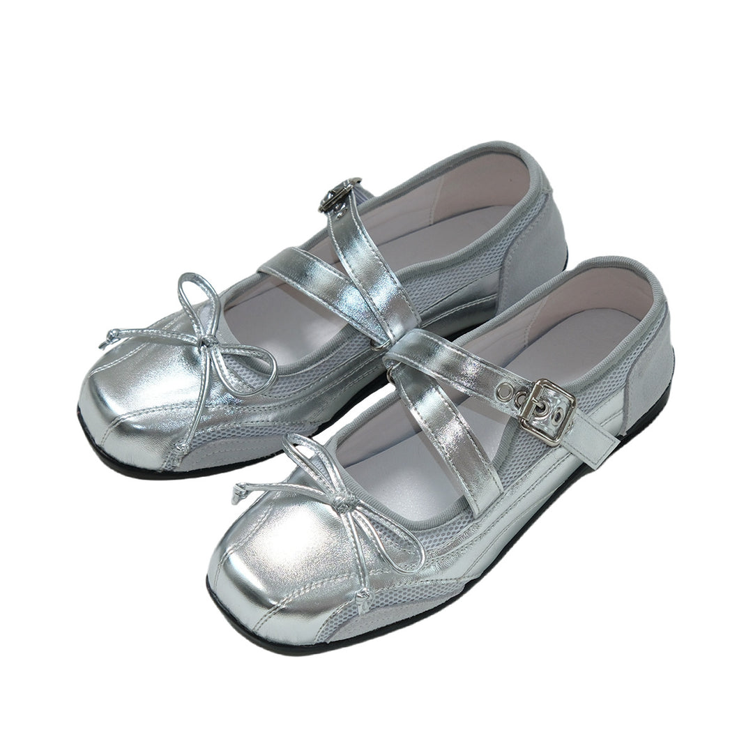Damen Ballerinas mit modischen Schnallen und elegantem Design R&B