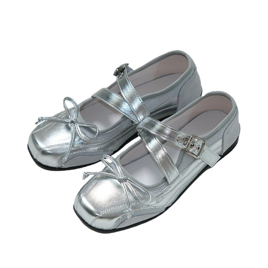 Damen Ballerinas mit modischen Schnallen und elegantem Design R&B