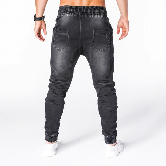 Herren Jogginghose im modernen Skinny Fit mit dehnbarer Baumwollmischung und sportlichen Details R&B