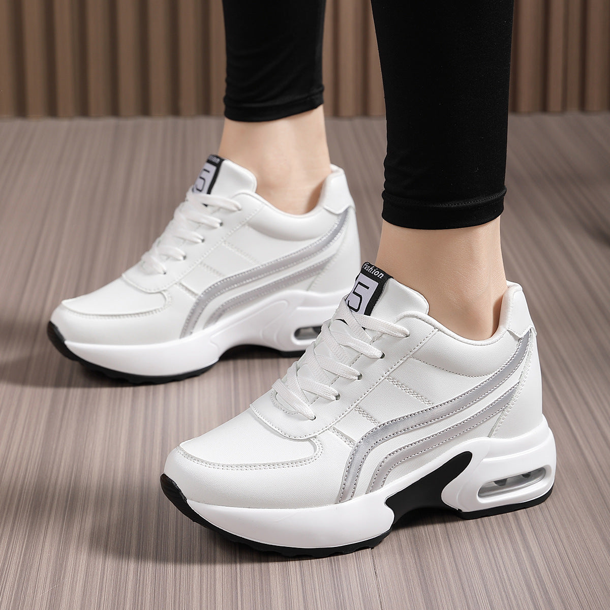 Damen Sportliche Sneaker mit dämpfender Luftpolster-Sohle