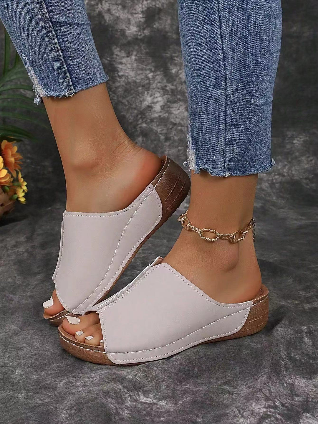 Damen bequeme und elegante Clogs mit anatomischer Fußbettung R&B