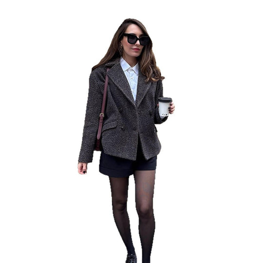 Damen modischer Doppelreiher Blazer R&B