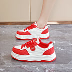Damen Sneakers mit modischem Muster und dämpfender Sohle R&B