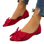 Damen Ballerinas mit dekorativem Schleifendetail und bequemem Fußbett R&B