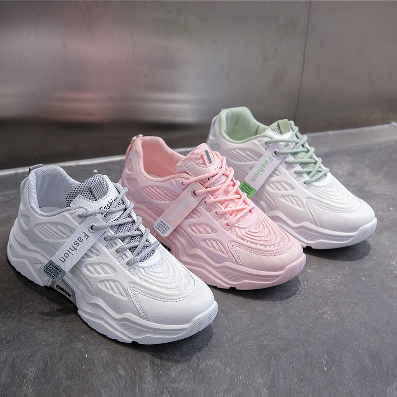Damen Sportliche Sneakers mit atmungsaktiver Mesh-Oberfläche und dämpfender Sohle R&B