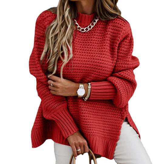 Damen Kuscheliger Strickpullover mit modischem Strukturmuster R&B