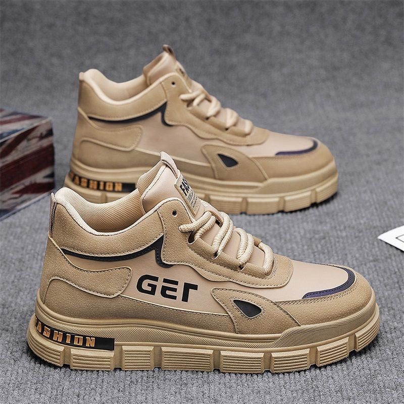 Damen Sportliche High-Top Sneakers mit atmungsaktivem Obermaterial und rutschfester Sohle R&B