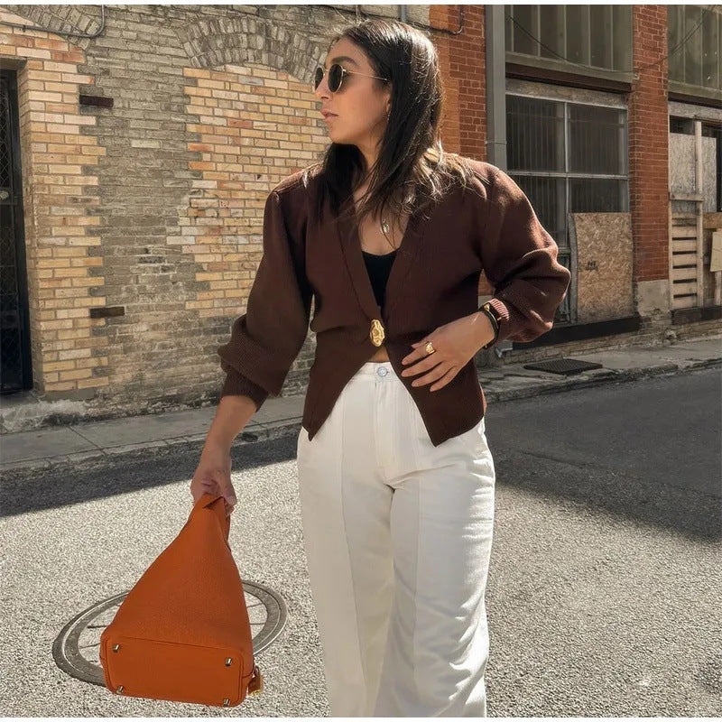 Damen Mode-Strickjacke R&B