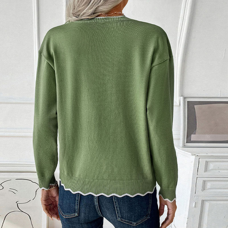 Damen modischer Pullover R&B