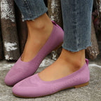 Damen Atmungsaktive Slip-On Ballerinas im minimalistischen Design R&B