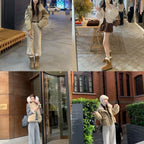 Damen modische Booties mit weichem Kunstfellkragen und praktischem Schnallenverschluss R&B