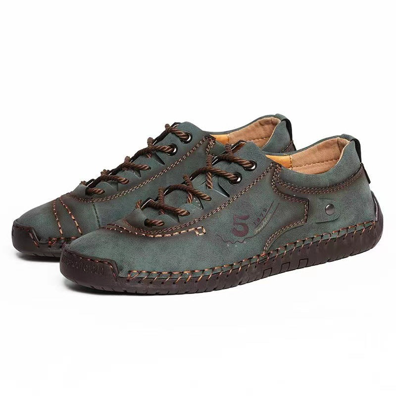 Damen Leinensneaker mit handgefertigtem Obermaterial und rutschfester Sohle R&B