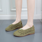 Damen Bequeme Ballerinas mit Luftlöchern