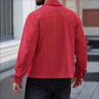 Herren lässige Wildlederjacke