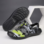 Damen Bequeme und rutschfeste Outdoor-Sandalen mit elastischem Schnürsystem