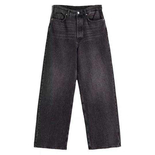 Damen lässige weite Jeans im urbanen Stil R&B