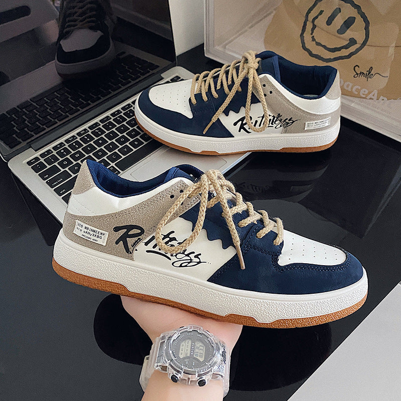 Damen Sneaker mit sportlichem Design und gepolstertem Kragen R&B
