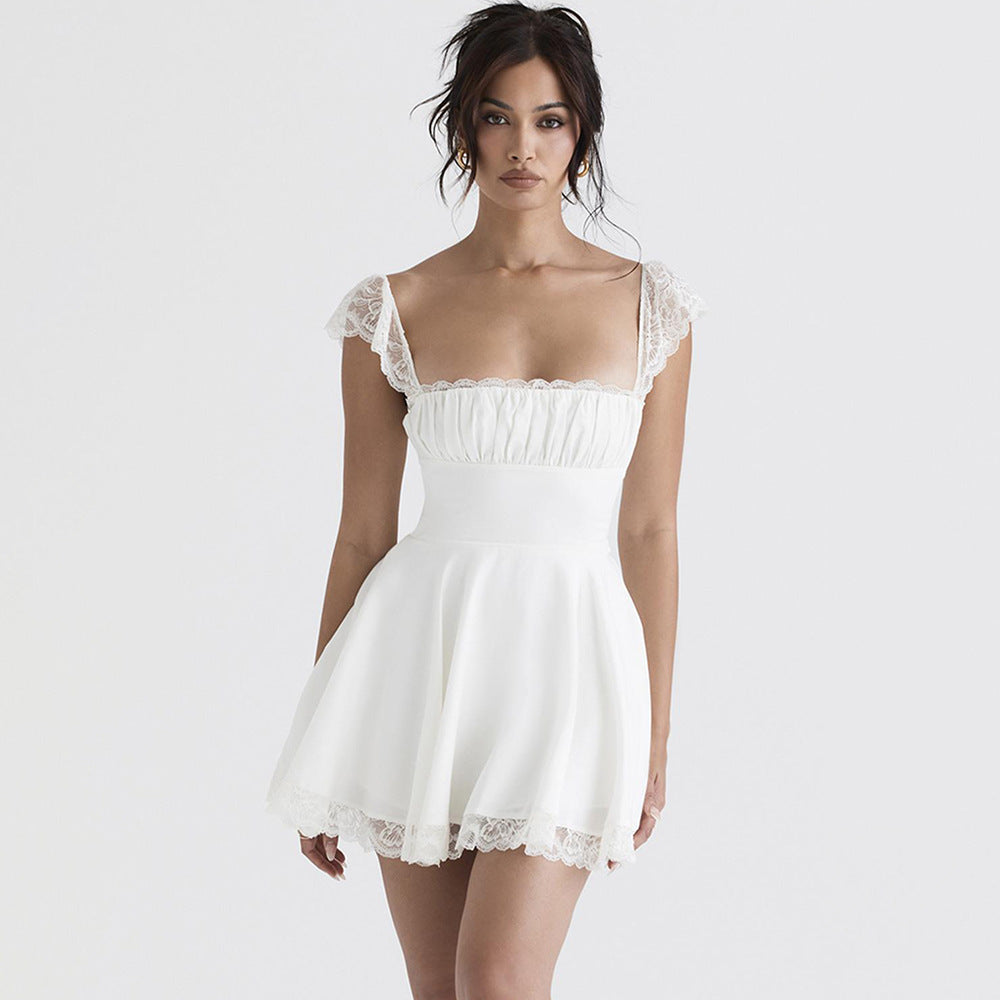 Damen Minikleid im romantischen Design R&B
