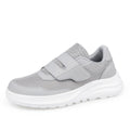 Damen komfortable Slip-On Sneakers mit elastischem Klettverschluss R&B