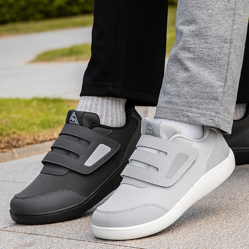 Damen Sportliche Slip-On Sneakers mit praktischen Klettverschlüssen