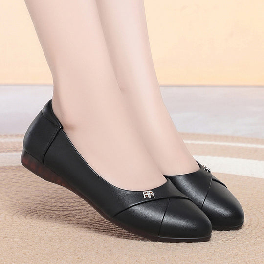 Damen Komfortable und elegante Ballerinas mit dezenter Verzierung R&B