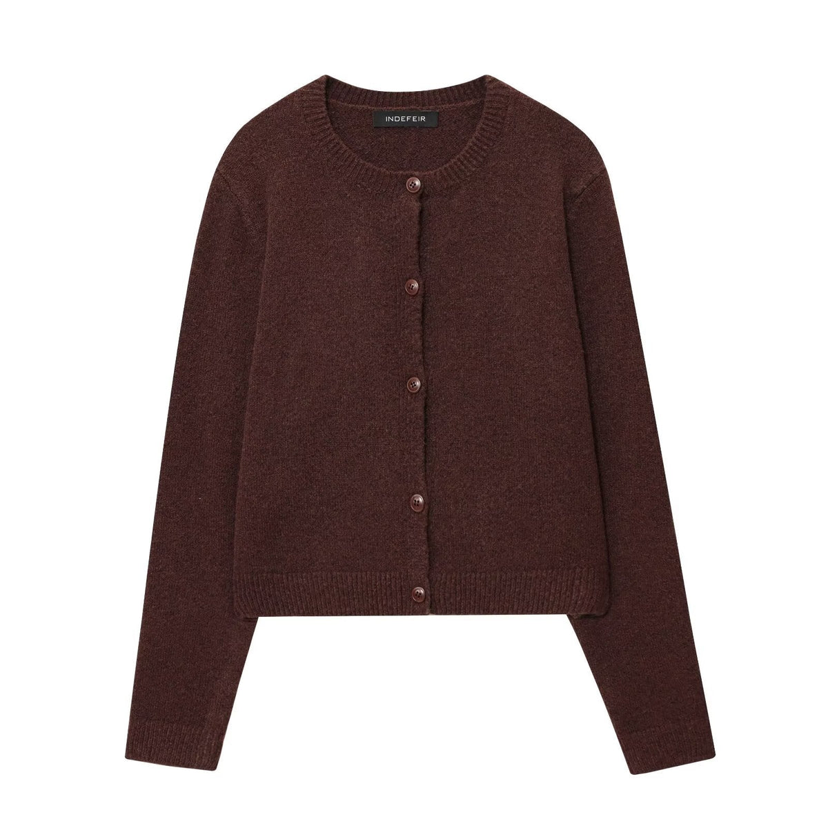 Damen Kuschelweicher Cardigan aus hochwertiger Wolle mit praktischen Knöpfen R&B