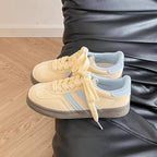 Damen Sneakers mit weichem Obermaterial und verstärkter Sohle R&B