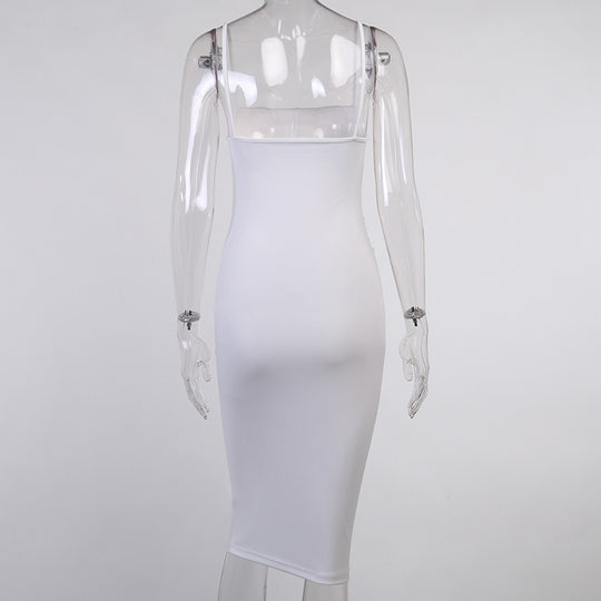 Damen Körperbetontes Midi-Kleid R&B
