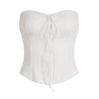 Damen Spitzen-Corsage mit verstellbarem Schnür-Design R&B